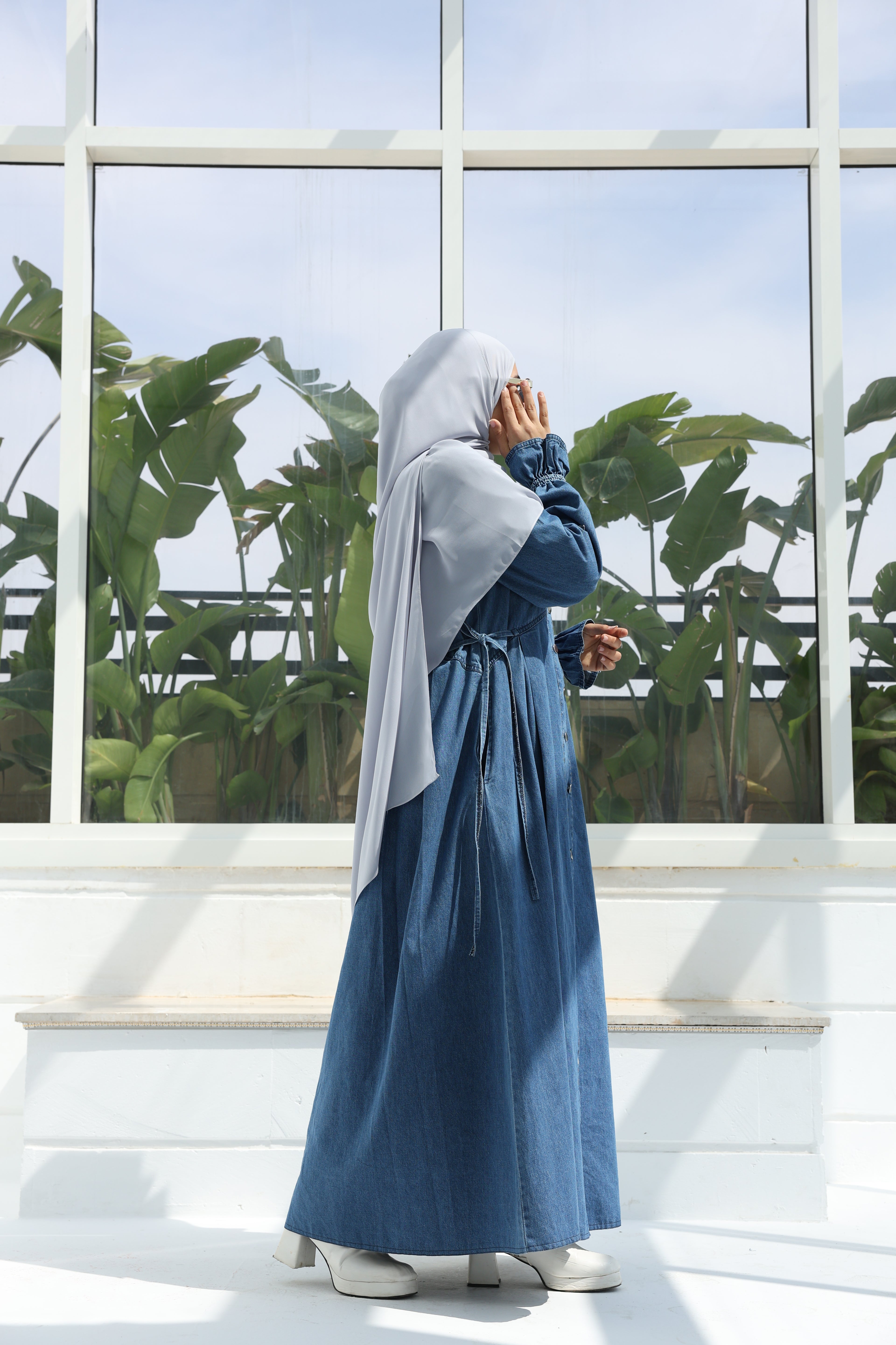 Jamila Denim Dress