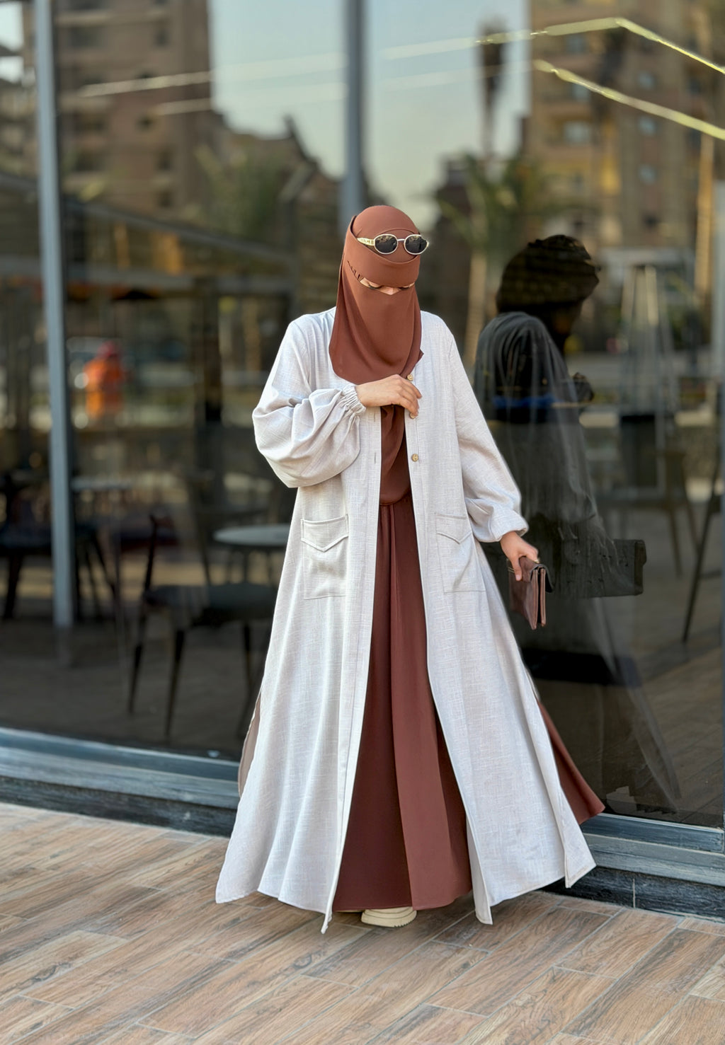 Besan open Dress