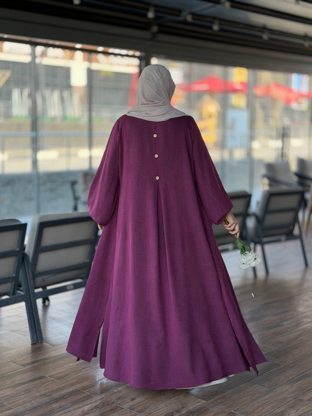 Besan open Dress