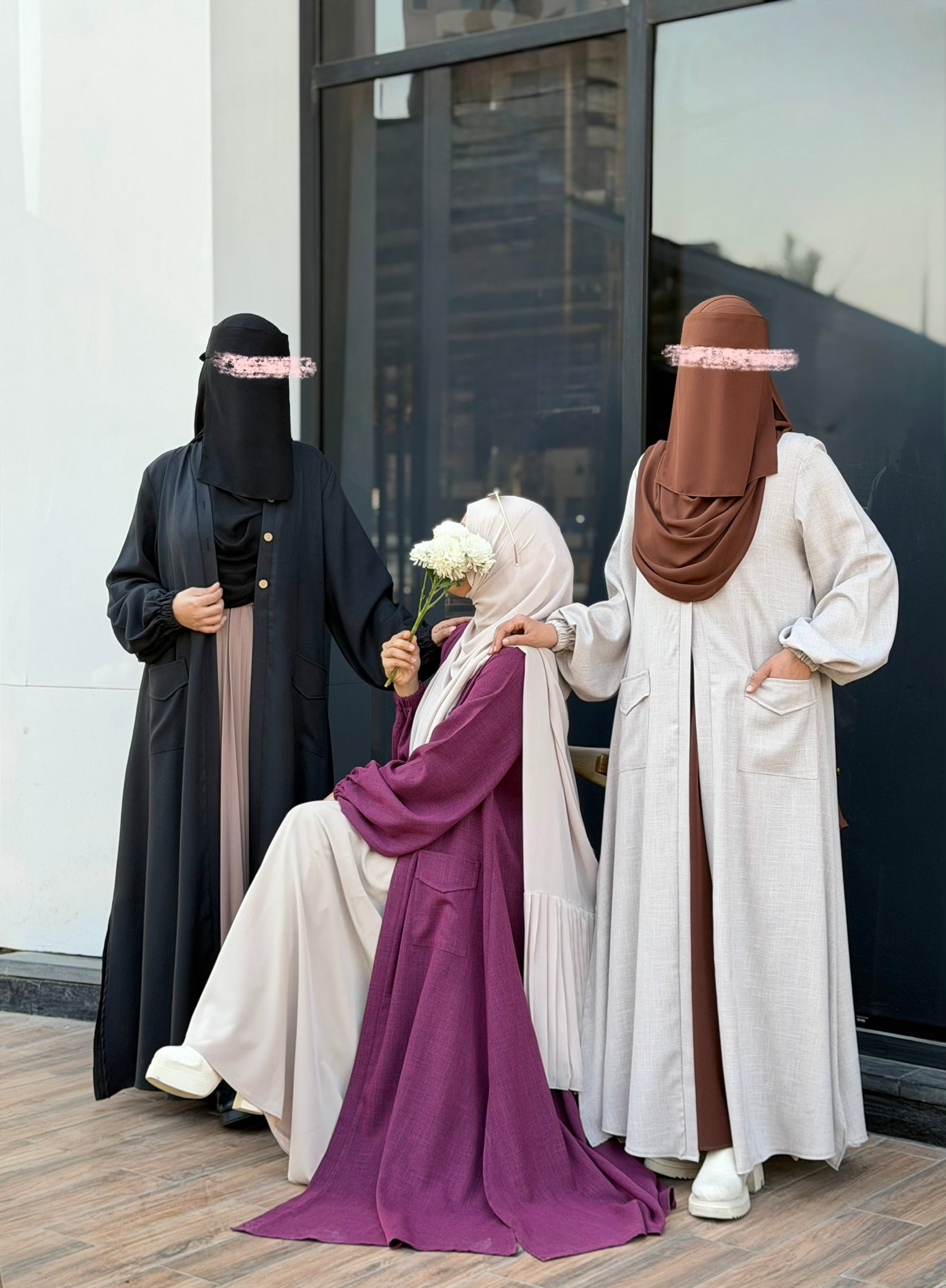 Besan open Dress